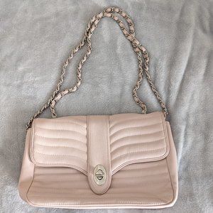 Express Quilted Blush Convertible Shoulder or Crossbody Handbag